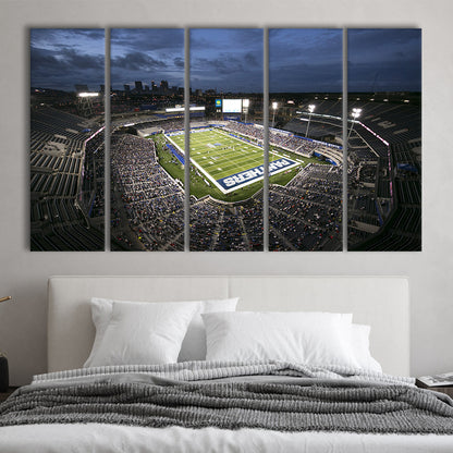 Georgia State Stadium, Stadium Canvas, Sport Art, 5 Panel B, Extra Large Canvas, Canvas Print Wall Art