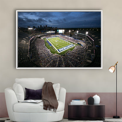 Georgia State Stadium, Stadium Canvas, Sport Art, Framed Canvas Print Wall Art, Floating Frame