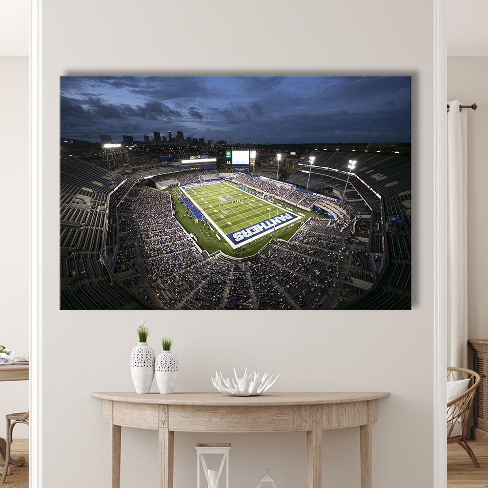 Georgia State Stadium, Stadium Canvas, Sport Art, Gift for him, Man Cave Decor, Art Print, Canvas Print Wall Art