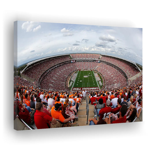 Getty Bryant Denny Stadium, Stadium Canvas, Sport Art, Gift for him, Man Cave Decor, Art Print, Canvas Print Wall Art