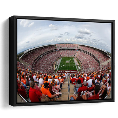 Getty Bryant Denny Stadium, Stadium Canvas, Sport Art, Framed Canvas Print Wall Art, Floating Frame