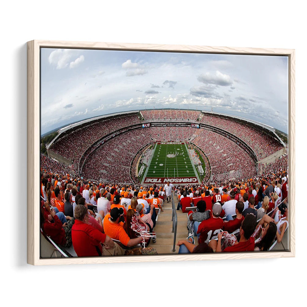 Getty Bryant Denny Stadium, Stadium Canvas, Sport Art, Framed Canvas Print Wall Art, Floating Frame
