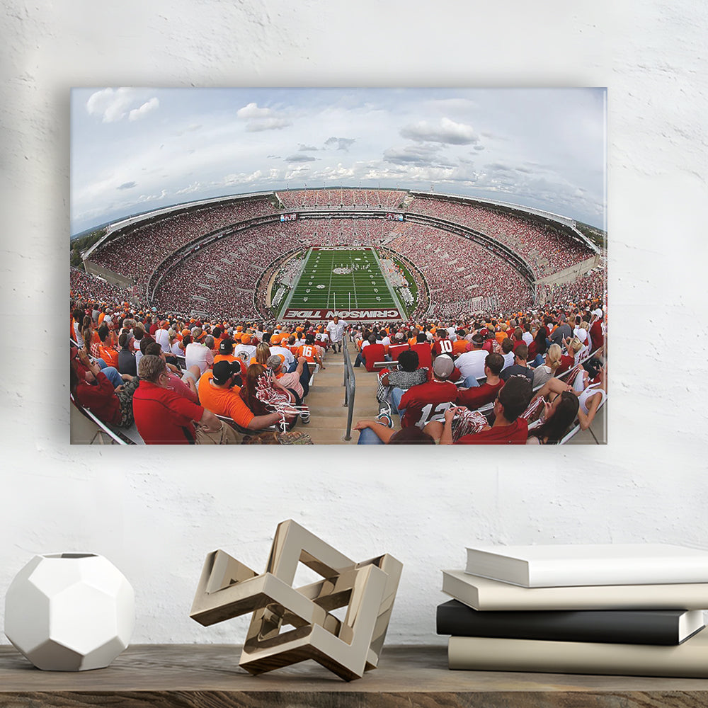 Getty Bryant Denny Stadium, Stadium Canvas, Sport Art, Gift for him, Man Cave Decor, Art Print, Canvas Print Wall Art