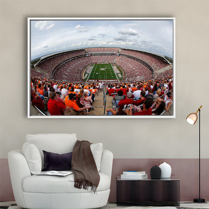 Getty Bryant Denny Stadium, Stadium Canvas, Sport Art, Framed Canvas Print Wall Art, Floating Frame