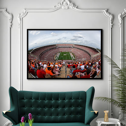 Getty Bryant Denny Stadium, Stadium Canvas, Sport Art, Gift for him, Framed Art Print Wall Decor, Picture Framed
