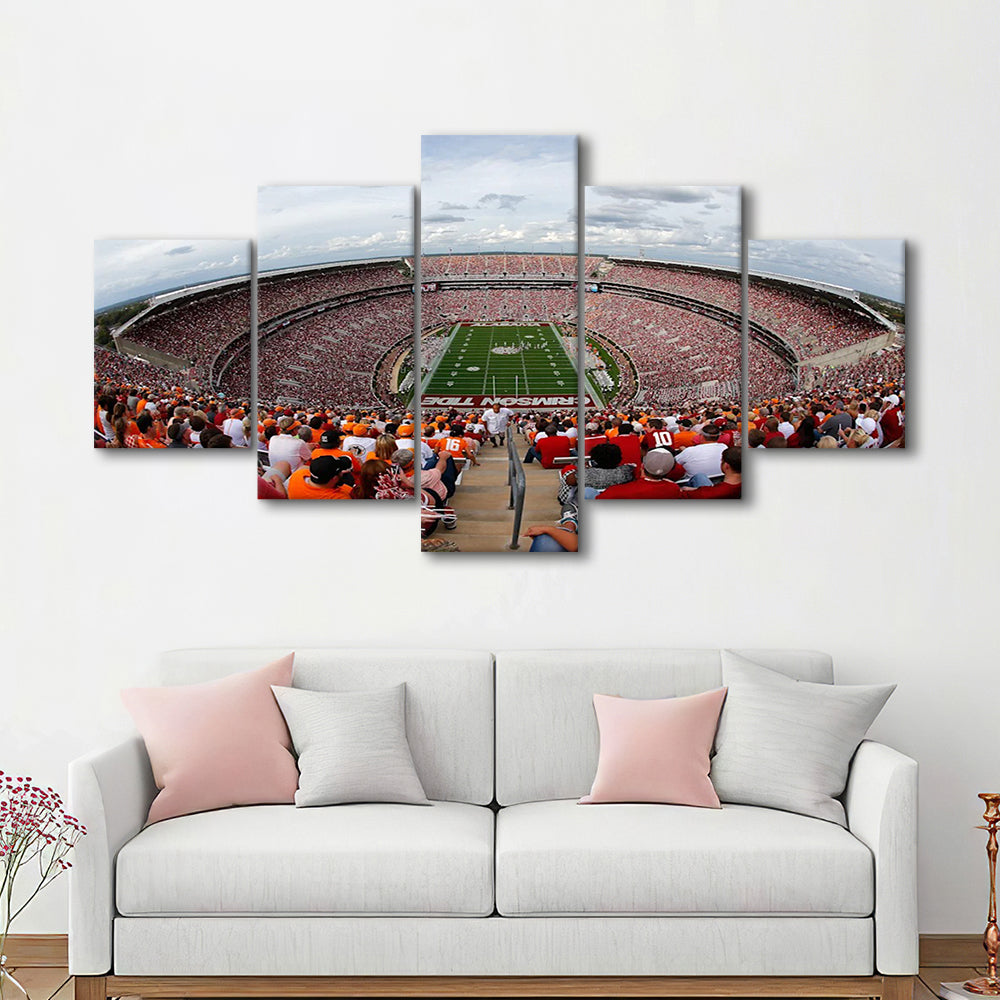 Getty Bryant Denny Stadium, Stadium Canvas, Sport Art, Gift for him, 5 Panel, Large Canvas, Canvas Print Wall Art