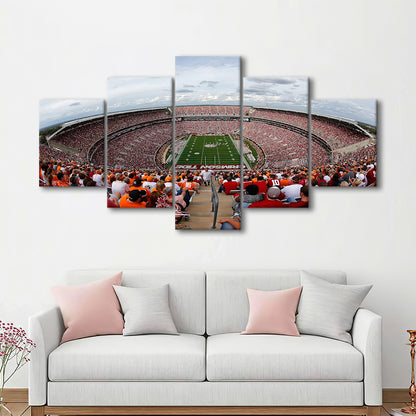 Getty Bryant Denny Stadium, Stadium Canvas, Sport Art, Gift for him, 5 Panel, Large Canvas, Canvas Print Wall Art
