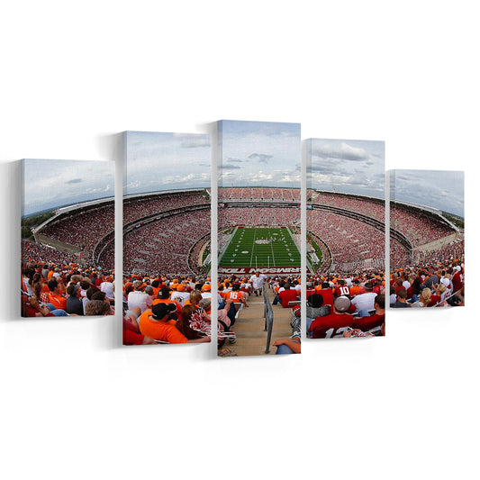 Getty Bryant Denny Stadium, Stadium Canvas, Sport Art, Gift for him, 5 Panel, Large Canvas, Canvas Print Wall Art