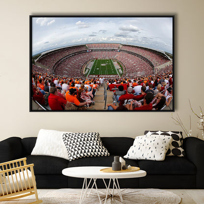 Getty Bryant Denny Stadium, Stadium Canvas, Sport Art, Framed Canvas Print Wall Art, Floating Frame