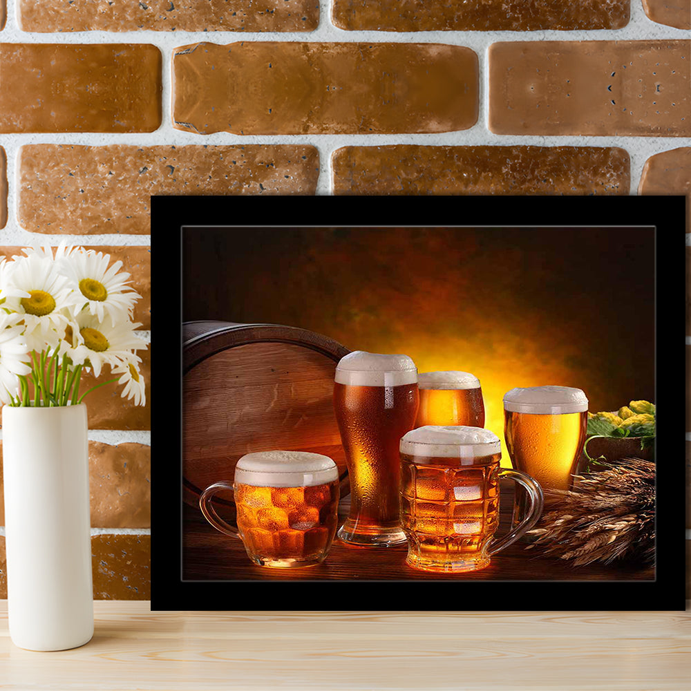 Gift For A Beer Lover,Bar Wall Art,Pub Wall Decor Art Prints, Framed Art Print, Picture Framed