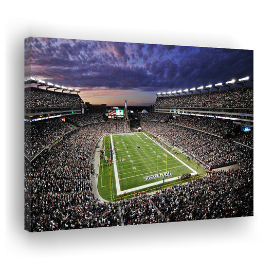 Gillette Stadium American Football, Stadium Canvas, Sport Art, Gift for him, Man Cave Decor, Art Print, Canvas Print Wall Art