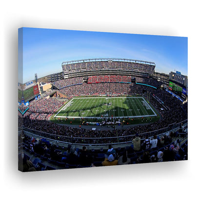 Gillette Stadium Patriots, Stadium Canvas, Sport Art, Gift for him, Man Cave Decor, Art Print, Canvas Print Wall Art
