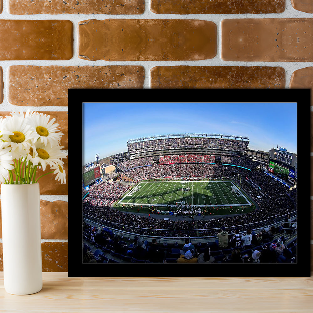 Gillette Stadium Patriots, Stadium Canvas, Sport Art, Gift for him, Framed Art Print Wall Decor, Picture Framed