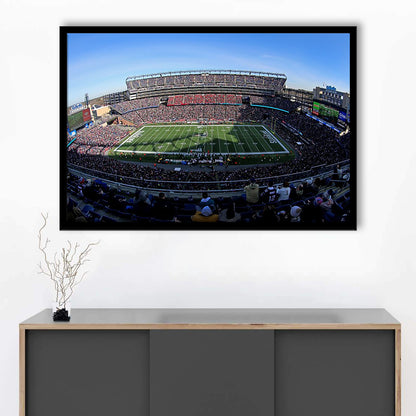 Gillette Stadium Patriots, Stadium Canvas, Sport Art, Gift for him, Framed Art Print Wall Decor, Picture Framed