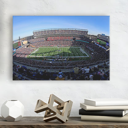 Gillette Stadium Patriots, Stadium Canvas, Sport Art, Gift for him, Man Cave Decor, Art Print, Canvas Print Wall Art
