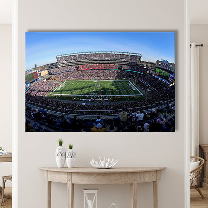 Gillette Stadium Patriots, Stadium Canvas, Sport Art, Gift for him, Man Cave Decor, Art Print, Canvas Print Wall Art