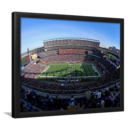 Gillette Stadium Patriots, Stadium Canvas, Sport Art, Gift for him, Framed Art Print Wall Decor, Picture Framed