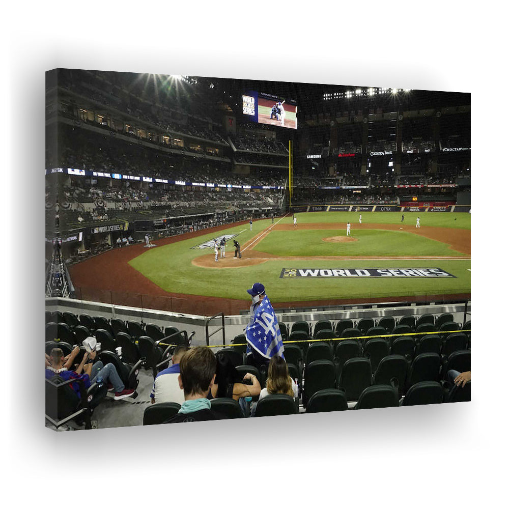 Globe Life Field, Stadium Canvas, Sport Art, Gift for him, Man Cave Decor, Art Print, Canvas Print Wall Art