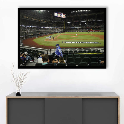 Globe Life Field, Stadium Canvas, Sport Art, Gift for him, Framed Art Print Wall Decor, Picture Framed