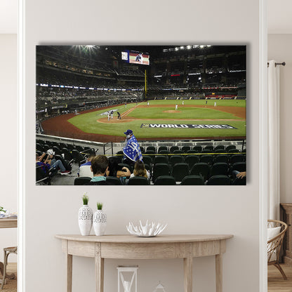 Globe Life Field, Stadium Canvas, Sport Art, Gift for him, Man Cave Decor, Art Print, Canvas Print Wall Art
