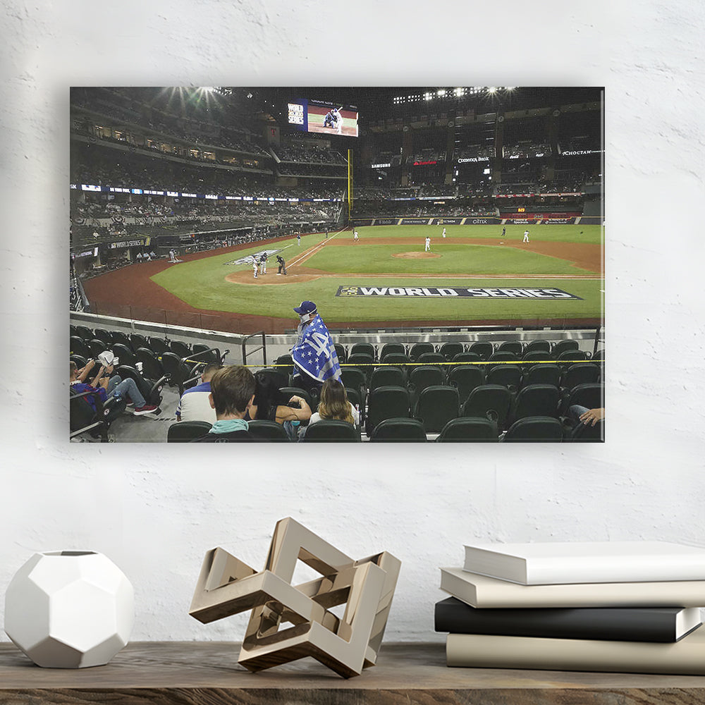 Globe Life Field, Stadium Canvas, Sport Art, Gift for him, Man Cave Decor, Art Print, Canvas Print Wall Art
