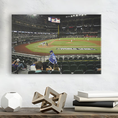 Globe Life Field, Stadium Canvas, Sport Art, Gift for him, Man Cave Decor, Art Print, Canvas Print Wall Art