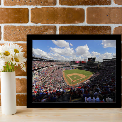Globe Life Field in Arlington, Stadium Canvas, Sport Art, Gift for him, Framed Art Print Wall Decor, Picture Framed