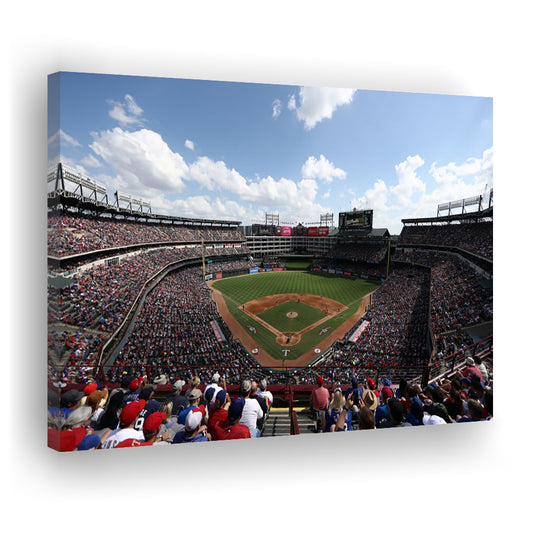 Globe Life Field in Texas, Stadium Canvas, Sport Art, Fan Gifts, Man Cave Decor, Art Print, Canvas Print Wall Art
