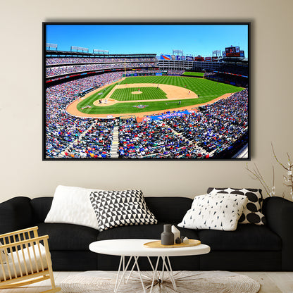 Globe Rangers Stadium Life, Stadium Canvas, Sport Art, Framed Canvas Print Wall Art, Floating Frame