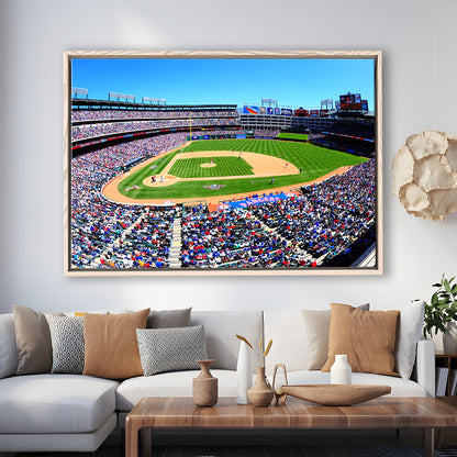 Globe Rangers Stadium Life, Stadium Canvas, Sport Art, Framed Canvas Print Wall Art, Floating Frame