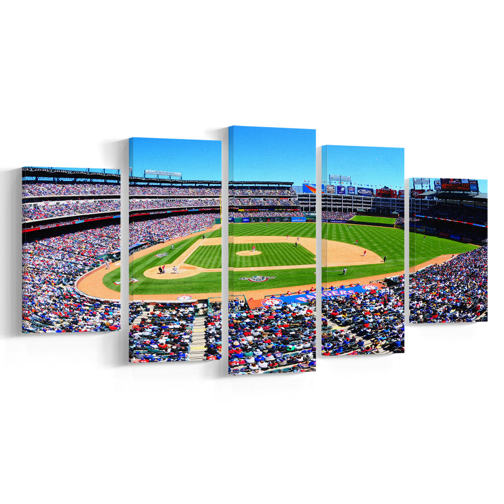 Globe Rangers Stadium Life, Stadium Canvas, Sport Art, Gift for him, 5 Panel, Large Canvas, Canvas Print Wall Art