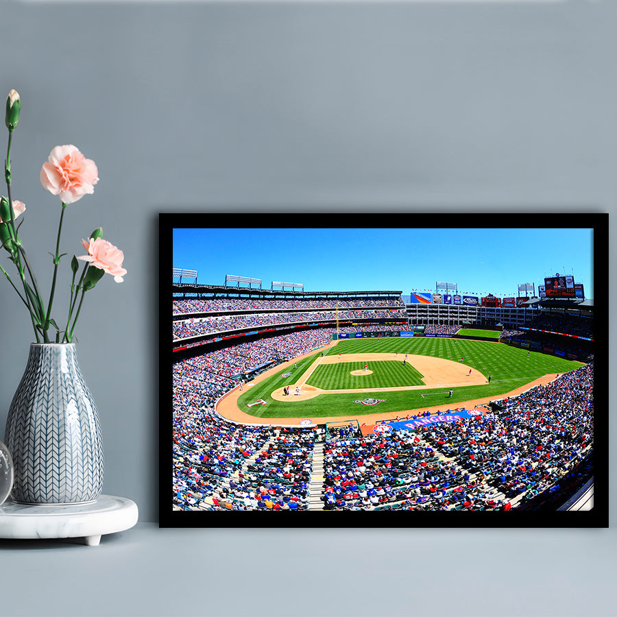 Globe Rangers Stadium Life, Stadium Canvas, Sport Art, Gift for him, Framed Art Print Wall Decor, Picture Framed