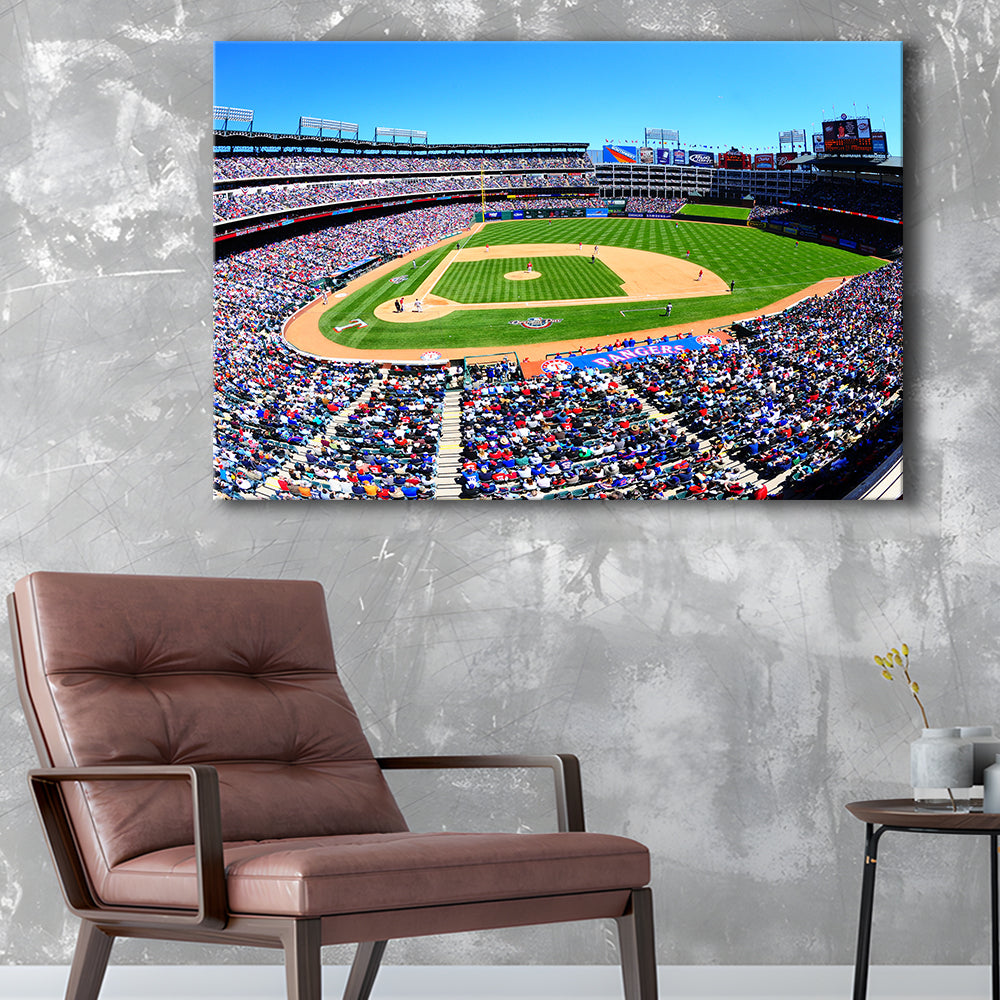Globe Rangers Stadium Life, Stadium Canvas, Sport Art, Gift for him, Man Cave Decor, Art Print, Canvas Print Wall Art