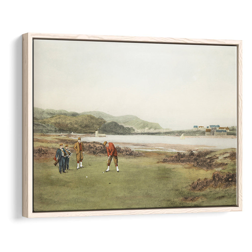 Golf Art Landscape Painting Fathers Day Gift Idea Golf Gifts for Mens Fine Art Print Oil Painting