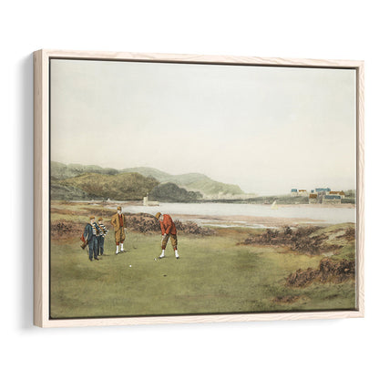 Golf Art Landscape Painting Fathers Day Gift Idea Golf Gifts for Mens Fine Art Print Oil Painting