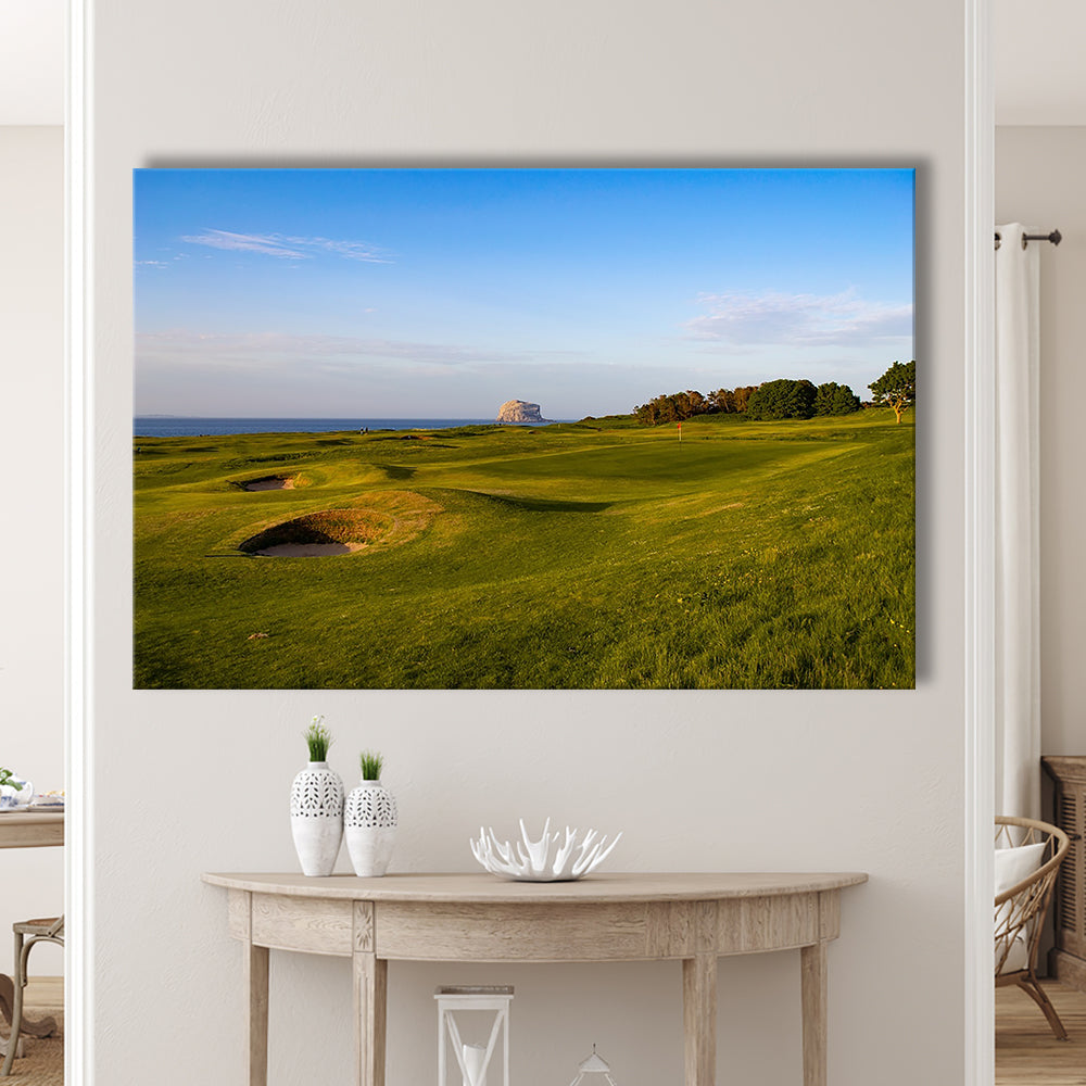 Golf Course Scotland Links Camera, Golf Art Print,Gifts Golf Lover