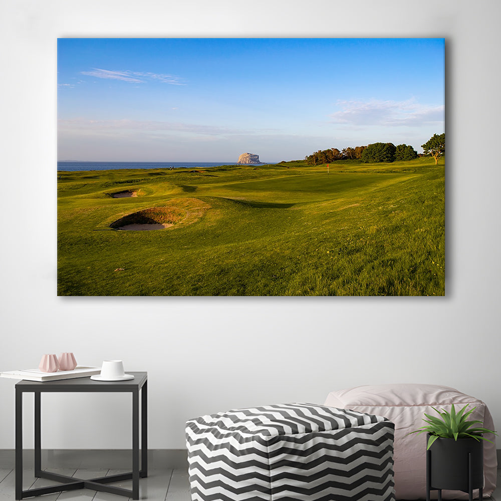 Golf Course Scotland Links Camera, Golf Art Print,Gifts Golf Lover