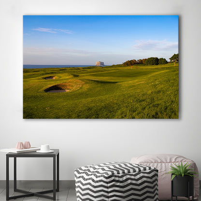 Golf Course Scotland Links Camera, Golf Art Print,Gifts Golf Lover