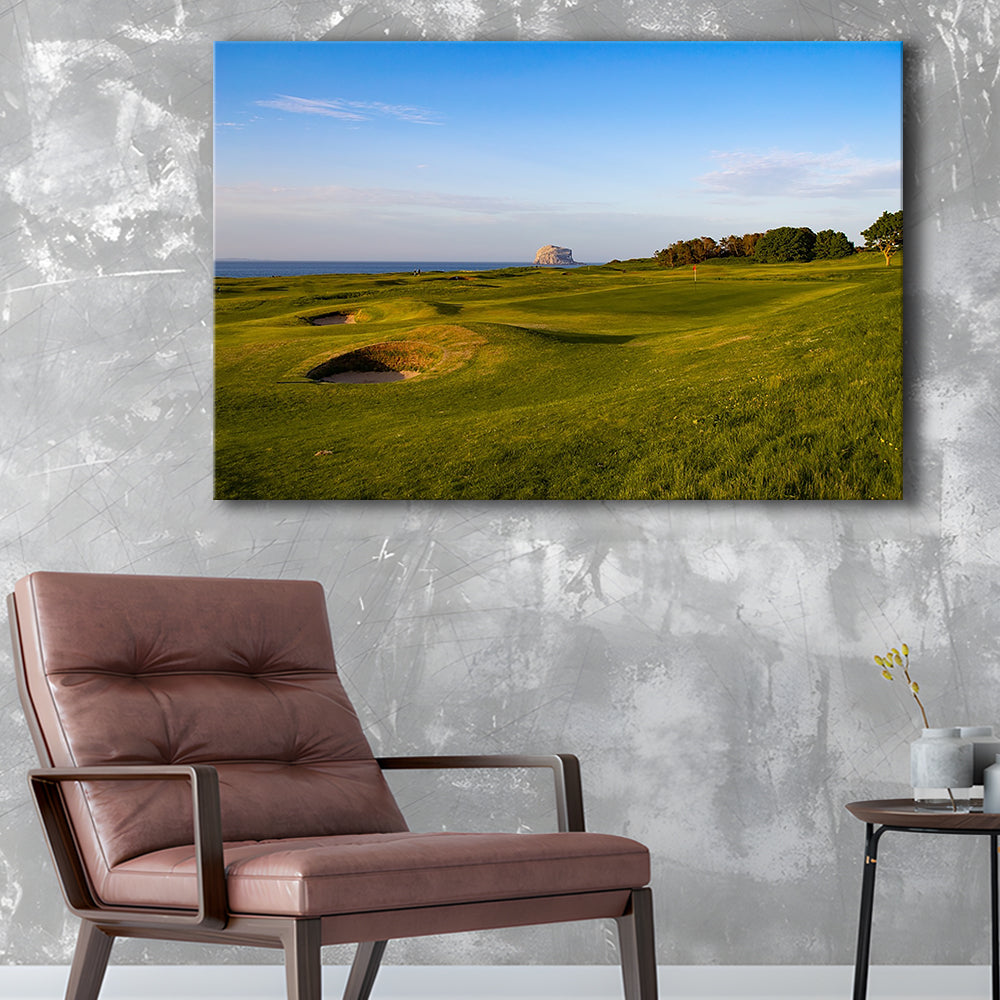 Golf Course Scotland Links Camera, Golf Art Print,Gifts Golf Lover