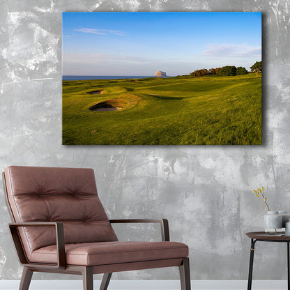 Golf Course Scotland Links Camera, Golf Art Print,Gifts Golf Lover