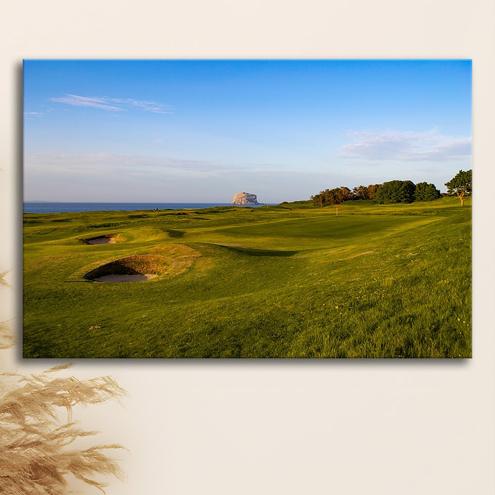 Golf Course Scotland Links Camera, Golf Art Print,Gifts Golf Lover