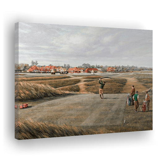 Golf Oil Painting Golf Gifts Landscape Painting Vintage Golf Art Farmhouse Wall Decor s