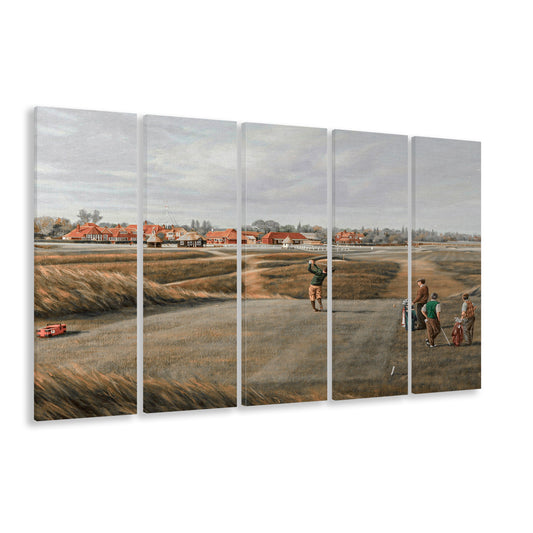 Golf Oil Painting Golf Gifts Landscape Painting Vintage Golf Art Farmhouse Wall Decor s