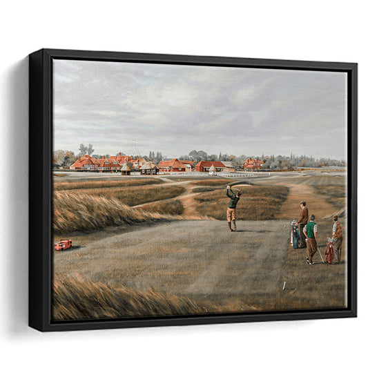 Golf Oil Painting Golf Gifts Landscape Painting Vintage Golf Art Farmhouse Wall Decor s