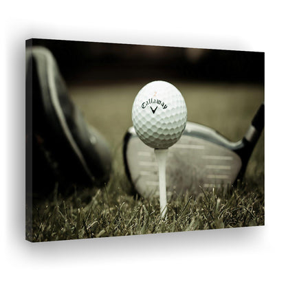 Golf Wall Art Set,Motivational Golf Ball Canvas,Sports Decor for Inspirational Wall Art, Cavas Print Wall Art Hom Decor