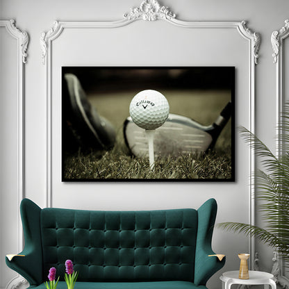Golf Wall Art Set,Motivational Golf Ball Art,Sports Decor For Inspirational Wall Art, Framed Art Print, Picture Framed