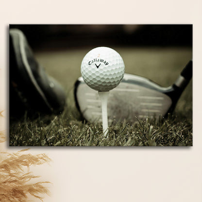 Golf Wall Art Set,Motivational Golf Ball Canvas,Sports Decor for Inspirational Wall Art, Cavas Print Wall Art Hom Decor