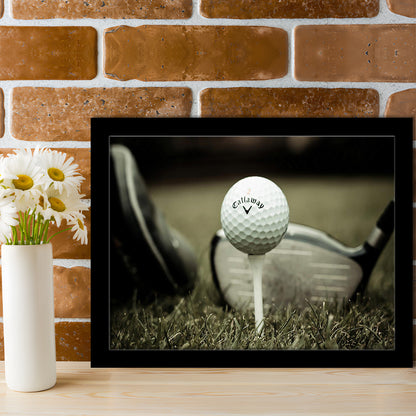 Golf Wall Art Set,Motivational Golf Ball Art,Sports Decor For Inspirational Wall Art, Framed Art Print, Picture Framed