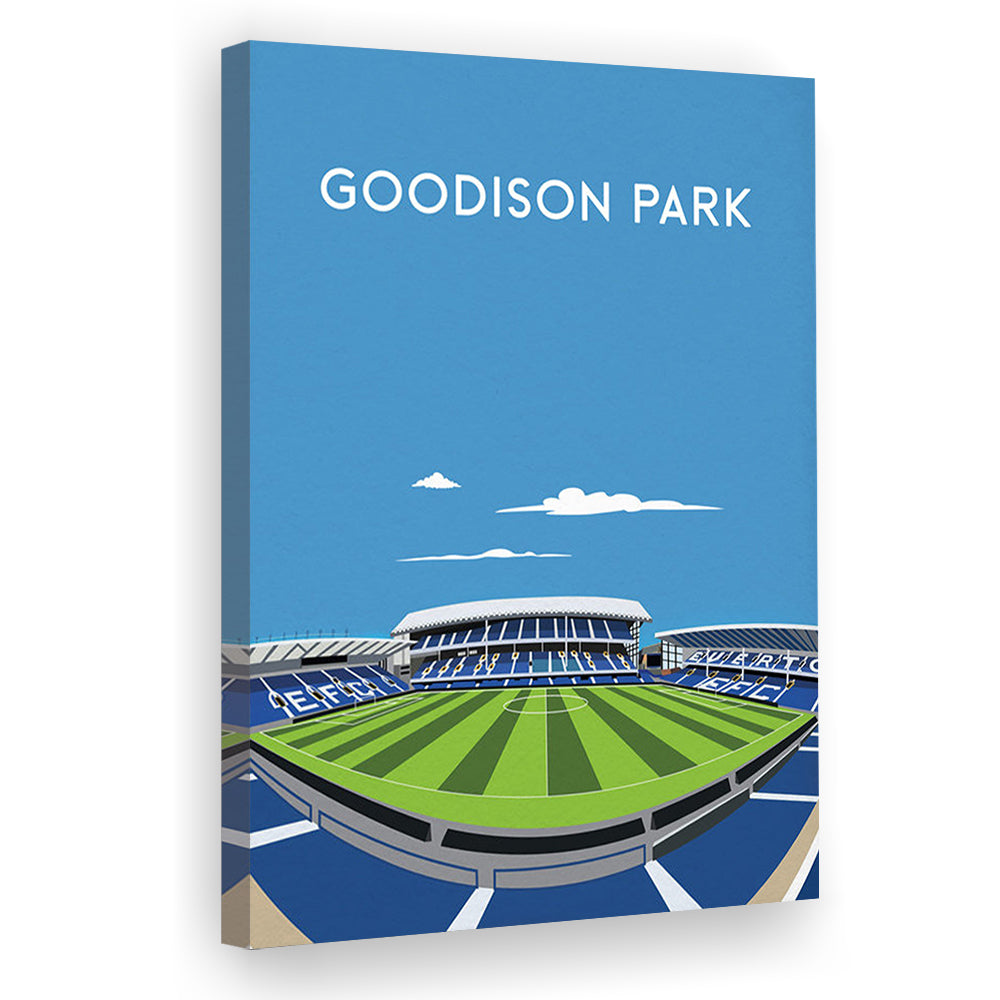 Goodison Park, Everton Stadium Wall Art Print, Football Stadium Art Decor, Canvas Prints Wall Art, Man Cave Decor