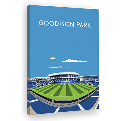 Goodison Park, Everton Stadium Wall Art Print, Football Stadium Art Decor, Canvas Prints Wall Art, Man Cave Decor